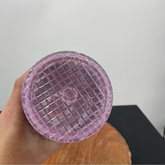 Starbucks blue and pink ombré grid tumbler 24 oz - Picture 4 of 6